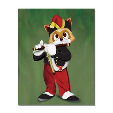 ADICO DIY彩繪 吹笛子的洛蒂 PLW03 40 x 50 cm, 混合顏色, 1個