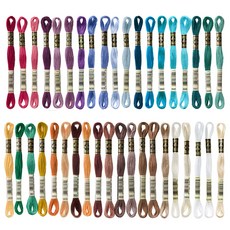 DMC 棉質繡線 25號 39色組, #3831~ECRU, 8m