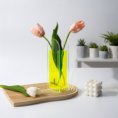 조인메이드 아크릴 꽃병 센터피스 화병, 하프 라이트