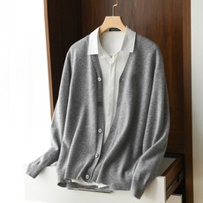 안다로미 여성용 허쉬걸 브이넥 가디건