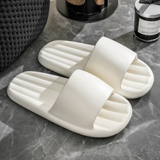 솔브리빙 로프모양 실내 푹신한 슬리퍼, 노멀화이트, 1세트