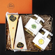 더더치 프리미엄 와인페어링 치즈 앤 소스 세트 880g, 1세트