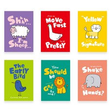 Monolike Story Town Ver 2 空白迷你筆記本 6款 A套組, 1套, 混色