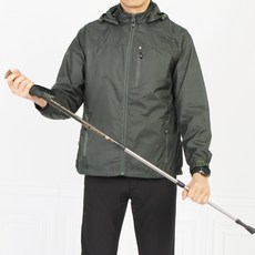 마인플로우 남성용 후드 탈부착 기능성 바람막이 점퍼 HAWF31