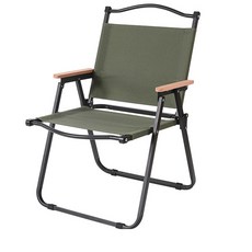 생각나래 캠핑 용품 경량 휴대용 추천 의자 L, 1개, 그린