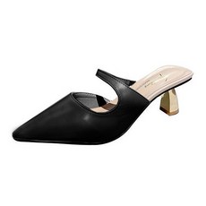 엘쏘 여성용 뾰족 블로퍼 미들힐