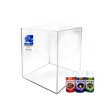 LEGLASS 開放式加高魚缸 H-250+魚用護理藥品組, 單一顏色