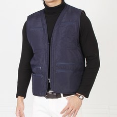 마인플로우 남성용 기능성 기모안감 패딩 조끼 HAD22