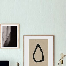 홈앤데코 간편 시공용 물로 붙이는 상합지 벽지, 민트계열(93456-6)