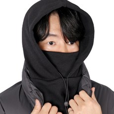 GROOVSTAR GRS 針織連帽圍脖, 1個, 黑色