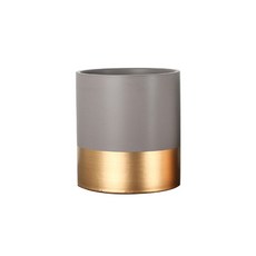 거실조경 원통형 화분 YT_RA277, 그레이, 1개