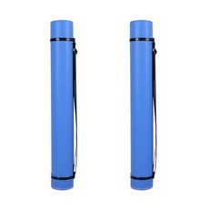 I Love Book 彩色美術圖紙畫筒 藍色, 2個