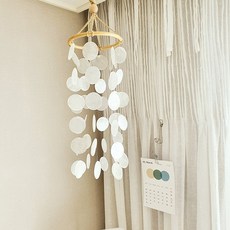 貝殼風鈴製作DIY組, 自然原色, 1組