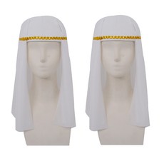 파티해 아랍 만수르 모자, 화이트, 2개