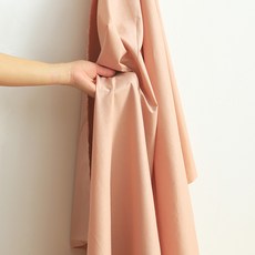 데이메이드 면 90 70 40수 평직 패브릭 원단, 크림오렌지, 1개