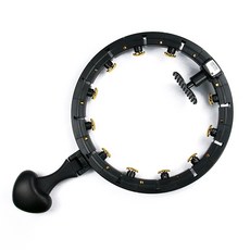 可調整按摩呼啦圈, 04黑色, 850克