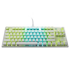 Rocat VULCAN TKL PRO RGB Tenkeyless機械遊戲鍵盤, 白色, 單品, 無數字鍵盤