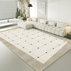 Buybeam 北歐風圖案防塵大型客廳地毯 06