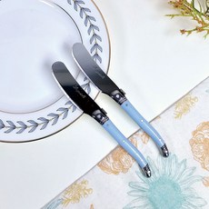 里昂拉吉奧勒奶油刀, 2個, 天藍色