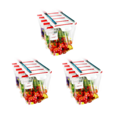 廚房真棒保鮮袋收納架導軌架, 混色, 3個