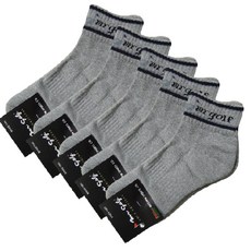 mr.golf 5 雙加厚女式高爾夫球襪, 灰色的