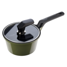 DORCO MyChef Essay感應爐適用單柄湯鍋, 1個, 18cm, 橄欖綠色