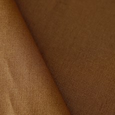 Cheonpam 11支日常風格亞麻布料, 焦糖色