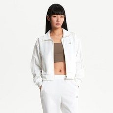 뉴발란스 여성용 W 에센셜 세미 오버핏 트랙 자켓 NBMDF2W142