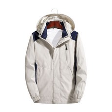 AOULS 男士舒適口袋防水戶外夾克 1856