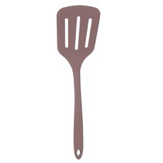 Kitchen Factory 素色矽膠寬鍋鏟, 牛奶巧克力色, 1支