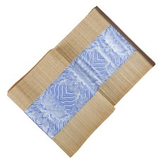 竹製茶席桌旗, 04 天藍色, 30 x 250 cm