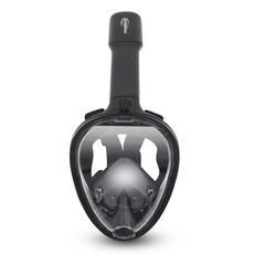 Diveepro Extreme全罩式浮潛面罩, 黑色