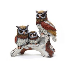 家庭貓頭鷹裝飾模型 特小 katl003, 混色