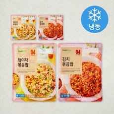 프레시지 햄야채 220g x 3개입 + 김치 220g x 3개입 볶음밥 세트 (냉동), 1세트