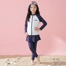 예일키즈 아동용 유니버시티 래쉬가드 스커트 셋업 YJCCRUF23471
