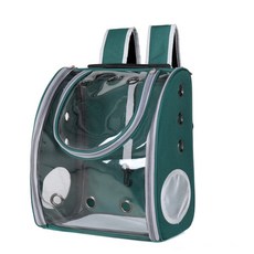 JINHO 寵物透明背帶背包, 綠色