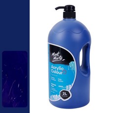 Mont Marte 蒙瑪特 darumi丙烯酸散裝20鄰苯二甲胺蛋白藍, 1 種顏色, 2L