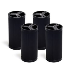 Sonjabisesang 鋁製波紋腳座A 100mm, 黑色, 4個