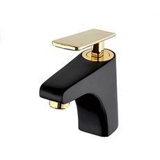 Olivia 一孔洗臉盆黑金, 1組