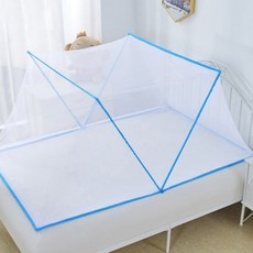 Sonio 可折疊一鍵式梯形蚊帳, 02藍色
