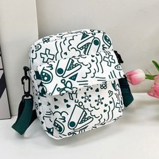 Hararoi 幼兒用原宿塗鴉插畫迷你斜背包