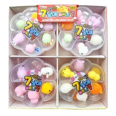 Dorothy STATIONERY 動物麻糬史萊姆 12入, 隨機發貨, 10克