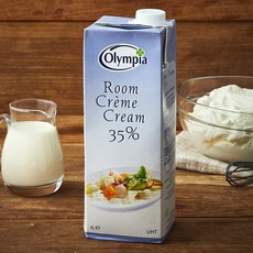 올림피아 UHT 크림 조지방함량 35%, 1개, 1L