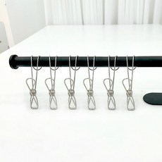 공감스토어 주방 욕실 만능 다용도 집게걸이 SUS304, 6개
