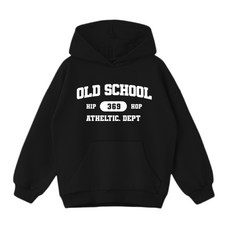 Jenny 青少年寬鬆版復古學院風連帽T恤 JN2003H