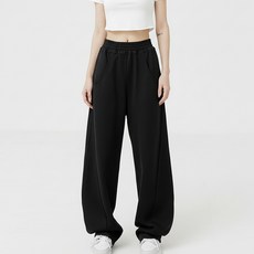 marketpia 女性時尚寬版運動寬鬆褲