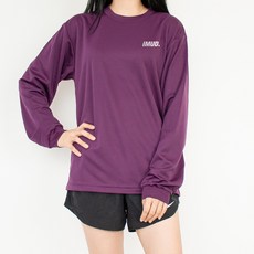 험블스튜디오 남녀공용 쿨링 라운드 스포츠 냉감 통기성 기본 긴팔 티셔츠 IMUD_44