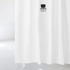 北歐風浴簾 sc527 S號 1520*1880mm+塑膠掛鉤 12入+白色掛桿組合, 1套