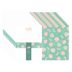 來自N二糖醋文具1設計文具4p+信封2p+繃帶套組FL112-4, 10套, 混合顏色