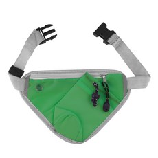 메리길드 허리 힙색 여행용 벨트 크로스 슬링백, 그린